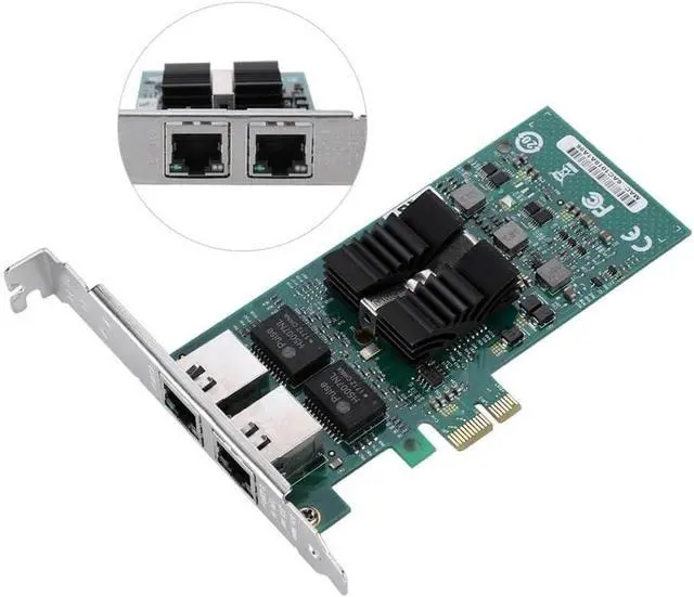 Alt view image 5 of 7 - for Gigabit PCI-e Port Network Adapter Card Desktop 1000Mbps Server NIC LED 2021 Hot Network Controller