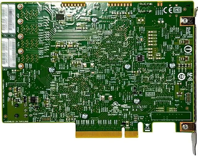 Alt view image 2 of 4 - SAS HBA Card Compatible with LSI 9300-16i IT Mode PCIe SATA Expansion Card, 16-Port 12Gbs PCIe 3.0 x8, SAS Expander Support, HBA Controller with 4X SFF-8643 Internal,for NAS ZFS TrueNAS unRAID