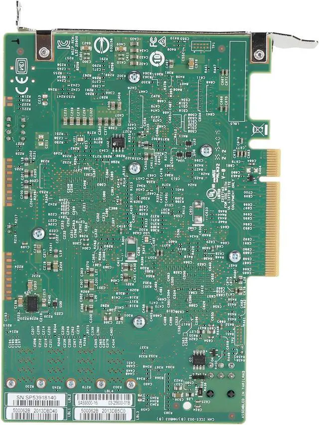 Alt view image 4 of 7 - LSI SAS 9300-16I HBA Card, 16 Port 12Gbps HBA Controller Card, for Windows, Linux and More, Serial SATA, SAS Interface, PCIe
