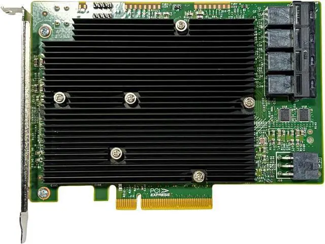 Main image of SAS HBA Card Compatible with LSI 9300-16i IT Mode PCIe SATA Expansion Card, 16-Port 12Gbs PCIe 3.0 x8, SAS Expander Support, HBA Controller 4X SFF-8643 Internal, for ZFS TrueNAS unRAID NAS