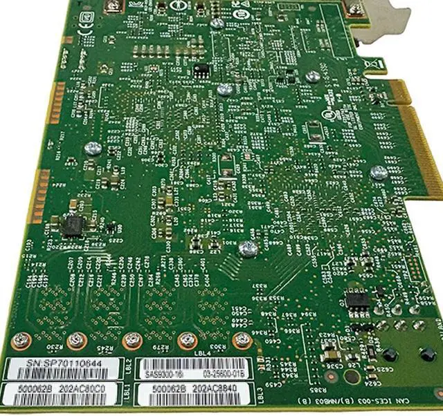 Alt view image 4 of 4 - SAS HBA Card Compatible with LSI 9300-16i IT Mode PCIe SATA Expansion Card, 16-Port 12Gbs PCIe 3.0 x8, SAS Expander Support, HBA Controller 4X SFF-8643 Internal, for ZFS TrueNAS unRAID NAS
