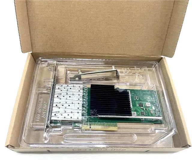 Alt view image 4 of 4 - 10Gb PCI-E Network Card X710DA4 Quad SFP+ LC Port Ethernet LAN Adapter Server X710-DA4, PCIE x8,x16 for Windows Server