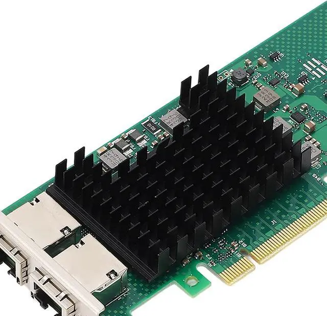 Alt view image 7 of 7 - Dual Port 10GbE RJ45 PCI E Ethernet Server Adapter Network Card, Ideal for Virtualization and Gaming