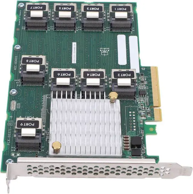 Alt view image 3 of 7 - SAS RAID Controller Card AEC 83605, RAID Expander Card with 9 Ports, Support 24 Hard Drives Expansion for Server DL380 388 G9 G10, PCIE X 8 Expander Card for High Performance Compu
