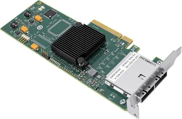 Alt view image 2 of 7 - Jiawu High Speed 8 Port HBA Controller Card for External Storage Expansion in Compact Rack Servers