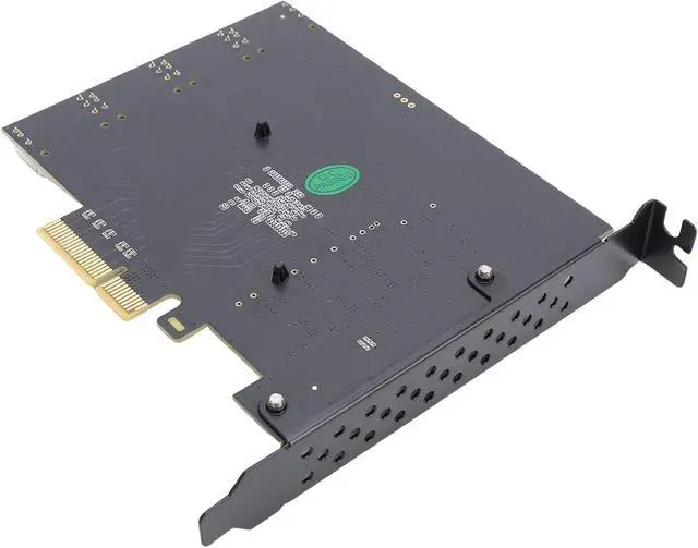 Alt view image 7 of 7 - PCIe to SFF 8087 Adapter, PCI Express 3.0 X4 Expansion Card, 4 Port Mini SAS Host Bus Adapter for Server Storage Internal Controller