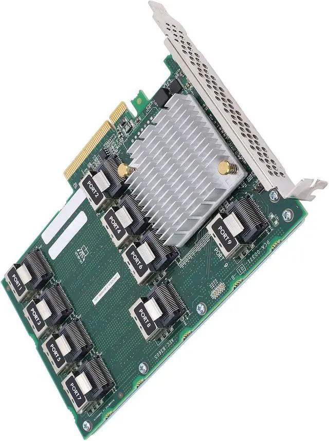 Alt view image 5 of 7 - SAS RAID Controller Card AEC 83605, RAID Expander Card with 9 Ports, Support 24 Hard Drives Expansion for Server DL380 388 G9 G10, PCIE X 8 Expander Card for High Performance Compu