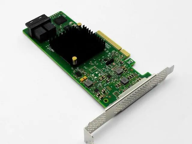 Alt view image 6 of 7 - PCIe x8 to 8-Port SAS/SATA3 Array Card PCIe 3.0 to 2 HD miniSAS (SFF-8643) Hard Drive Expansion Cards