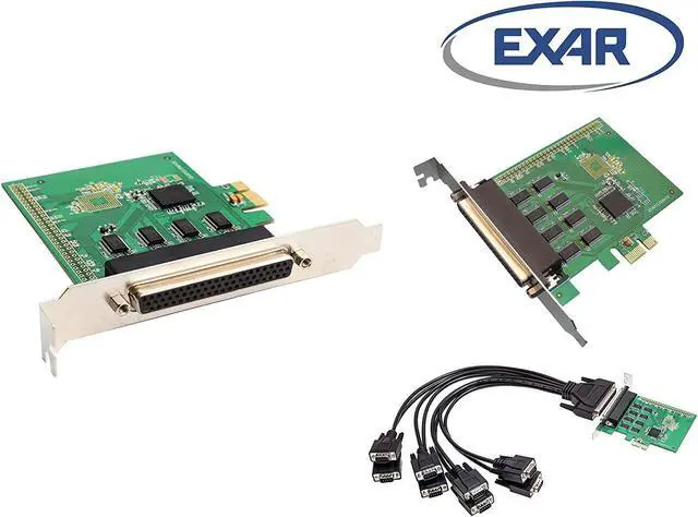 Alt view image 3 of 3 - KALEA-INFORMATIQUE 8 UART RS232 COM Ports PCIE Controller Card - XR17V358 EXAR Chipset - Linux - Windows XP/Vista/Seven/ 8/8.1/10 (32/64)