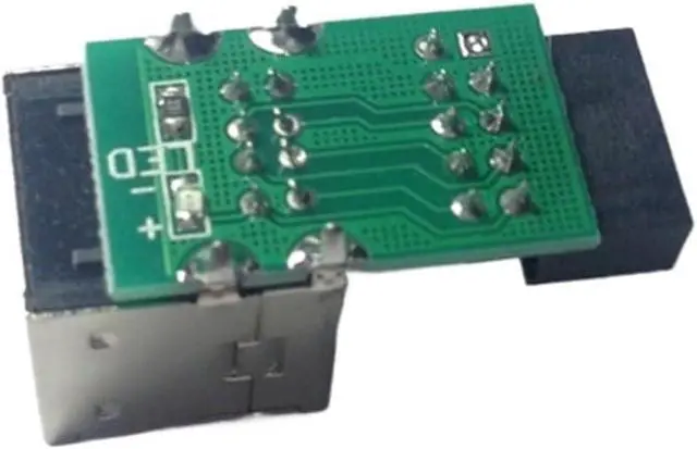 Alt view image 4 of 4 - Motherboard USB Expansion 9-pin Female Port to 2* USB2.0 Converter, Motherboard 9Pin Expansion Interface(1pc)