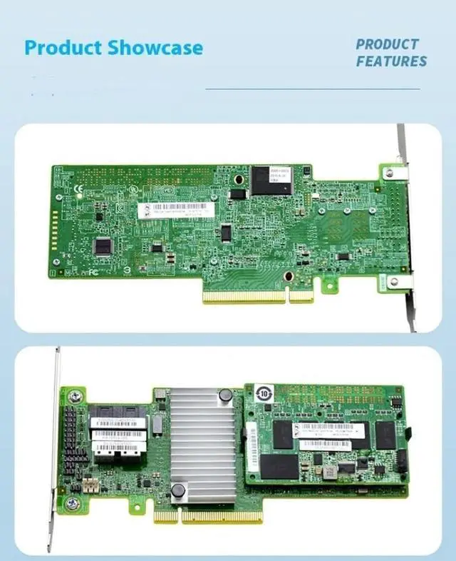 Alt view image 6 of 6 - LSI MegaRAID SAS 9364-8i 03T6792 1GB Cache 12G SAS RAID Controller Card