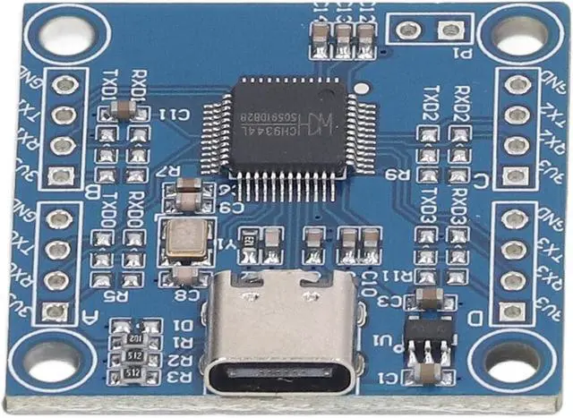 Alt view image 2 of 7 - 10PCS Pack of USB to 4 Way TTL Module CH9344 12Mbps Baud Rate UART Serial Port Module UART Transceiver 3.3V