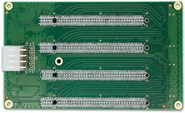 Alt view image 4 of 7 - PCIe 4.0 Adapter Card, 2X SFF-8654 to 4X PCIe x16 Slots, 4-Lane Support