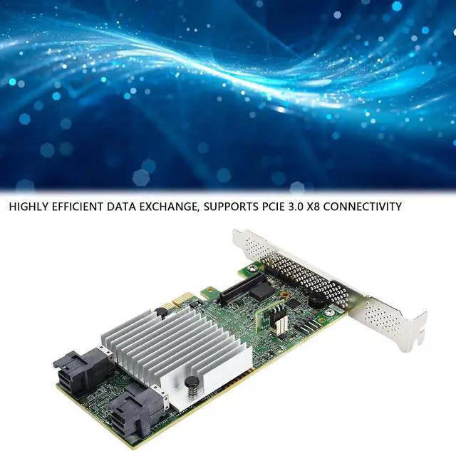 Alt view image 3 of 7 - PCI Controller Card, 8 Port 12Gbps SATA SAS PCI Express 3.0 X8 Expander Card for SAS3108 Chip, RAID Controller Card, Array Card, Manage Multiple Drives