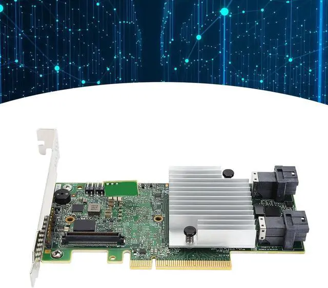 Alt view image 5 of 7 - PCI Controller Card, 8 Port 12Gbps SATA SAS PCI Express 3.0 X8 Expander Card for SAS3108 Chip, RAID Controller Card, Array Card, Manage Multiple Drives