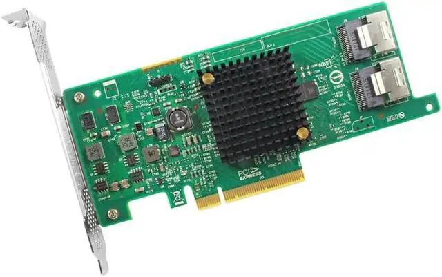 Alt view image 3 of 6 - 8 Port PCIe x8 to SFF-8087 6Gb/s RAID Card SAS 2308 Controller-Compatible for SAS 9271-8I