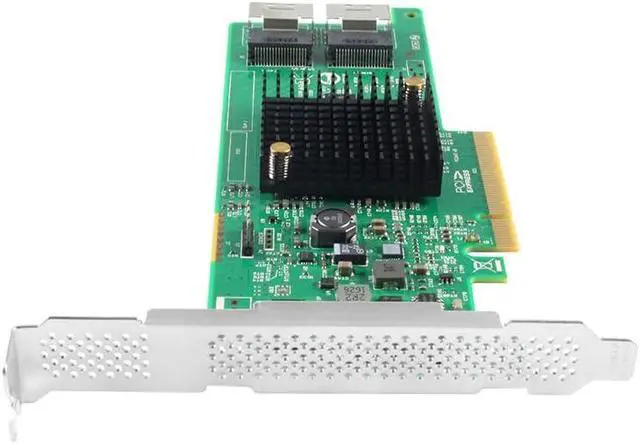 Alt view image 4 of 6 - 8 Port PCIe x8 to SFF-8087 6Gb/s RAID Card SAS 2308 Controller-Compatible for SAS 9271-8I