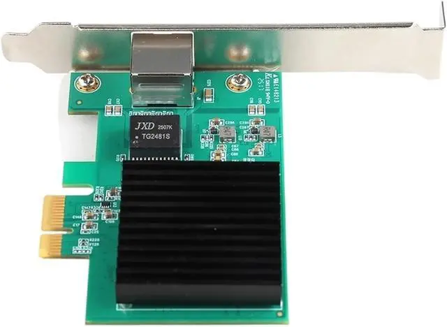 Alt view image 2 of 7 - 1 Port PCIe 10G Ethernet Network Card PCIe4.0-1X 10G RJ45 LAN Card for 8127(PXE) Multi-Gigabit Network Speeds
