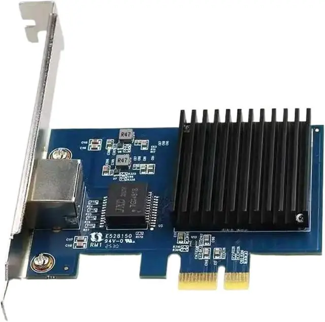 Alt view image 5 of 7 - 1 Port PCIe 10G Ethernet Network Card PCIe4.0-1X 10G RJ45 LAN Card for 8127(PXE) Multi-Gigabit Network Speeds