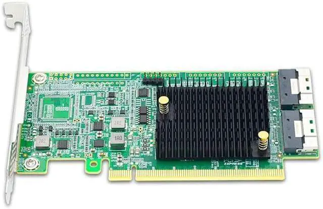 Main image of PCIe4.0 x16 to 2-Port SlimSAS SFF-8654 8i Retimer Adapter