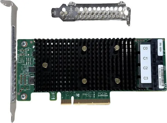 Main image of 430-16i LSI SAS3416 9400-16i SATA Tri-Mode HBA Controller 12G IT Mode NAS 16 Port Support NVME HDD