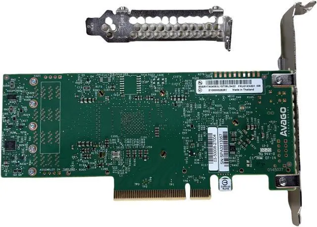 Alt view image 2 of 5 - 430-16i LSI SAS3416 9400-16i SATA Tri-Mode HBA Controller 12G IT Mode NAS 16 Port Support NVME HDD