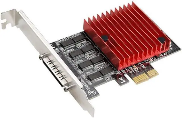 Alt view image 3 of 5 - PCI-Express to 8 Ports RS232 DB9 Serial Card with Asix mcs9900 Fan Output Cable Pice RS-232 high Speed Chipset 920KB