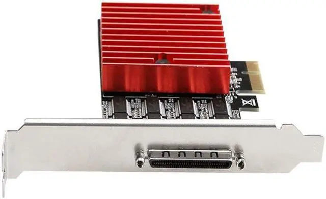 Alt view image 4 of 5 - PCI-Express to 8 Ports RS232 DB9 Serial Card with Asix mcs9900 Fan Output Cable Pice RS-232 high Speed Chipset 920KB