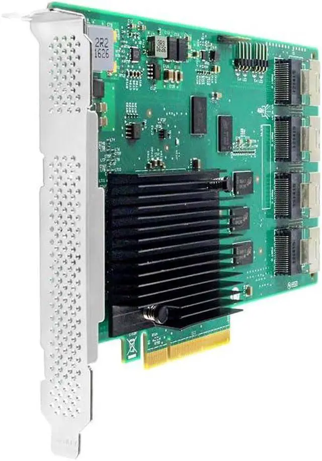 Alt view image 3 of 5 - SAS 9201-16I PCIe x8 to 16 Port SFF-8087 6Gb/s Expansion Card