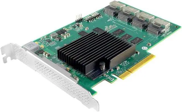 Alt view image 4 of 5 - SAS 9201-16I PCIe x8 to 16 Port SFF-8087 6Gb/s Expansion Card