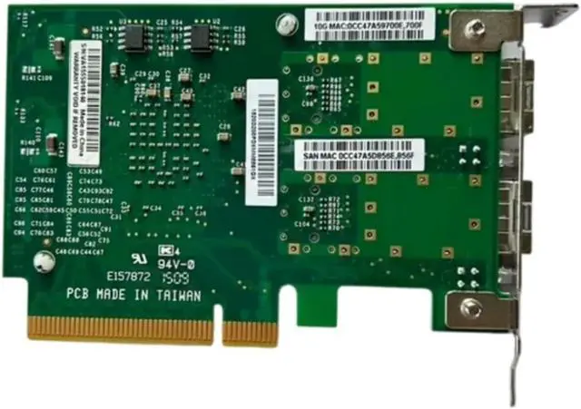 Alt view image 2 of 3 - Aoc-Stgn-I2S Network Interface Controller Ultra Micro Dual Port Sfp+ 10Gbe Ethernet Adapter X520-Da2 Rev2.0(Short Bracket)