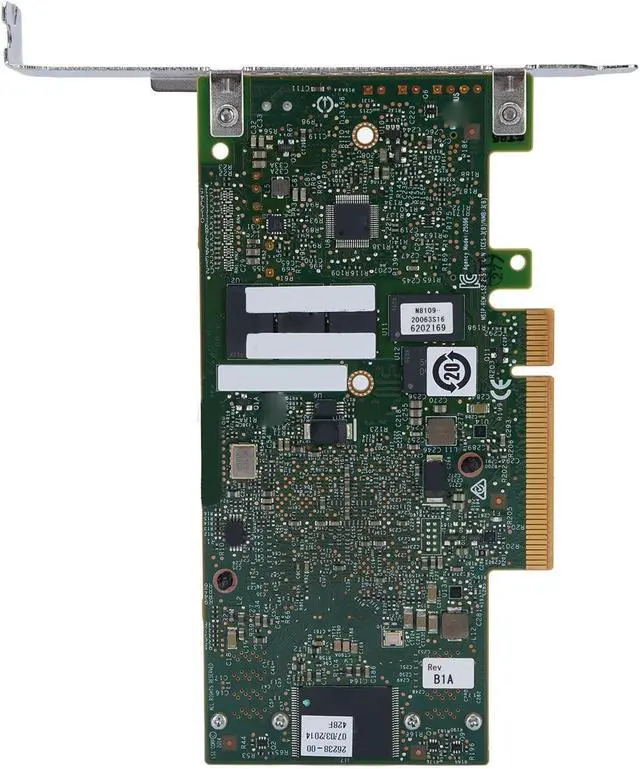Alt view image 7 of 7 - Card, 12Gb / s Data Transfer Rate 2GB PCI Express 3.0 with 4 Internal Serial ATA SAS Ports, for Desktops Servers Workstations