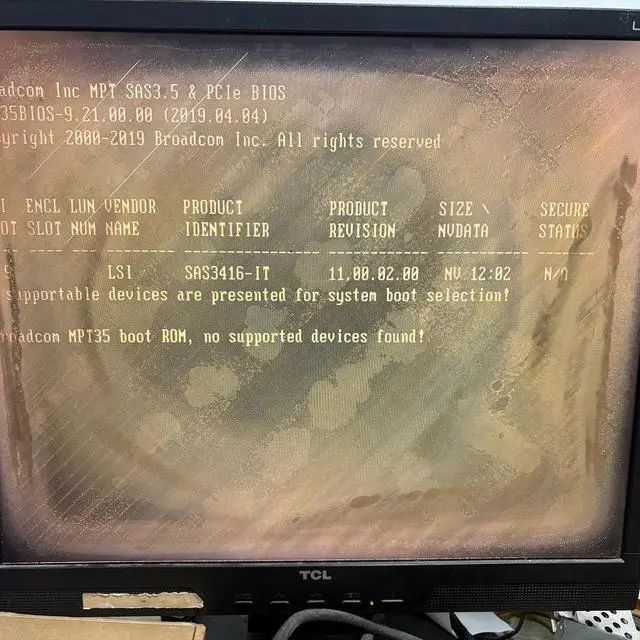 Alt view image 5 of 5 - 430-16i LSI SAS3416 9400-16i SATA Tri-Mode HBA Controller 12G IT Mode NAS 16 Port Support NVME HDD