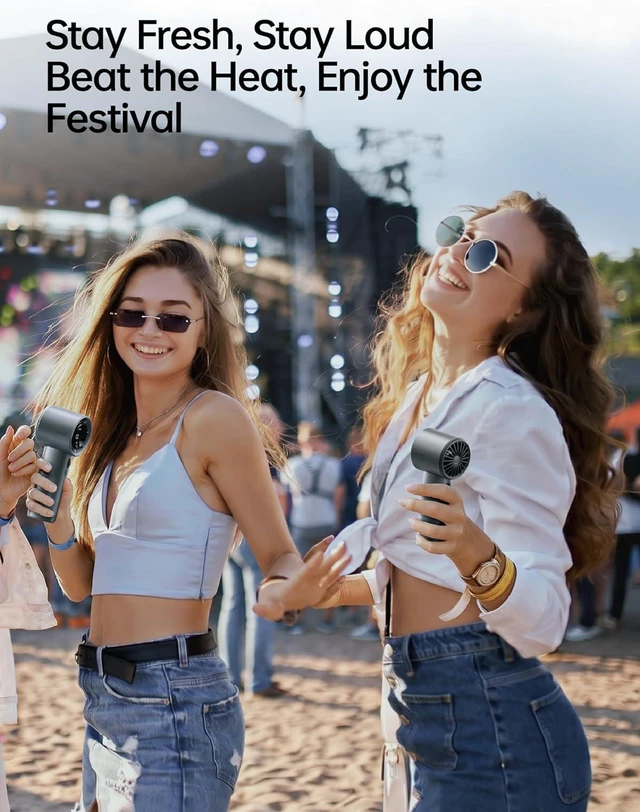 Alt view image 7 of 7 - JISULIFE Handheld Fan Pro1S - Next-Gen Airflow: Up to 40h Runtime, Metal Body - Enduring Quality, 1-100 Speed Scroll Wheel, 5000mAh-Portable Fan for Travel, Gifts for Women Men(Starry Grey)