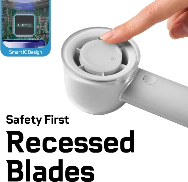 Alt view image 4 of 7 - Bluefeel Portable Handheld Turbo Fan, 5-Speed Mini Personal Fan with Adjustable Turbo Mode, 16H Max Cooling Time, and 3000mAh USB Rechargeable Battery for Travel/Outdoor/Home/Office (Peach Pink)