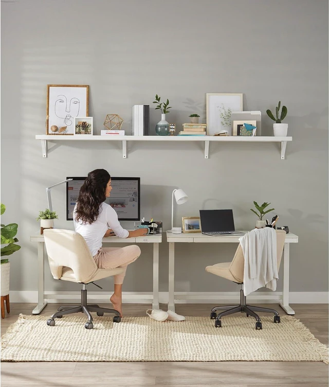 Alt view image 5 of 5 - Realspace Kessly LED Desk Lamp With USB Port, 17"H, Pink