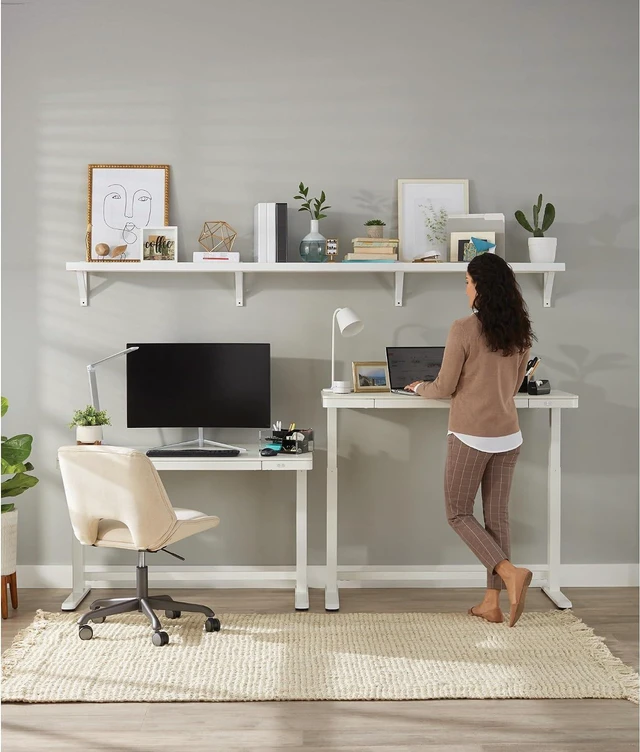 Alt view image 4 of 5 - Realspace Kessly LED Desk Lamp With USB Port, 17"H, Pink