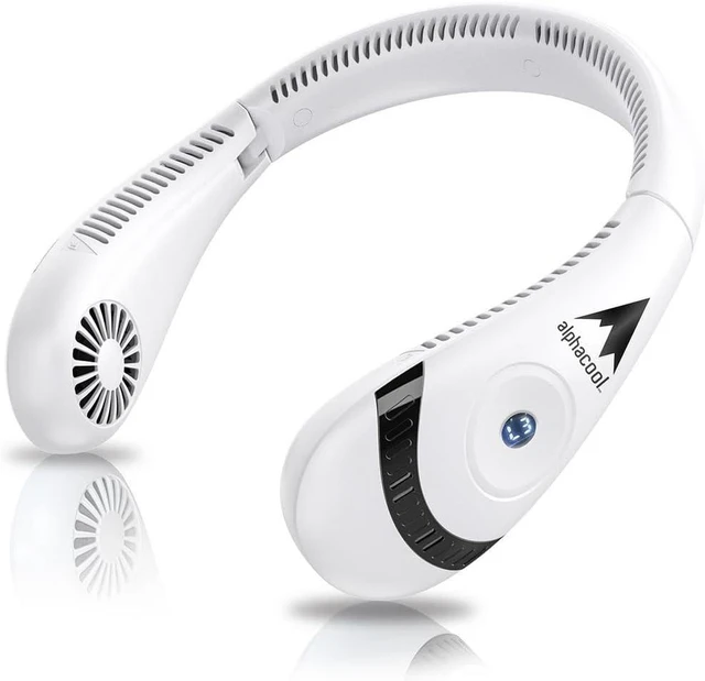 Main image of ALPHACOOL Portable Neck Fan Bladeless Fan Design for Cooling While Running and Hiking Up to 18 Hours of Battery