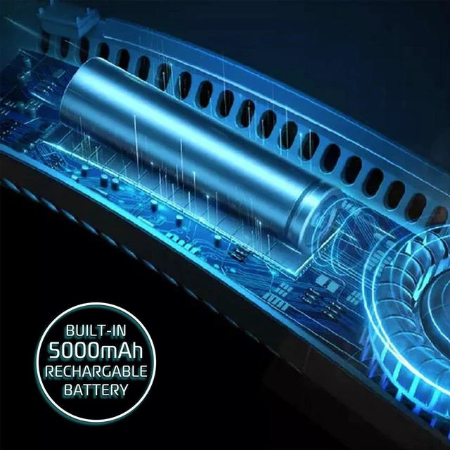 Alt view image 4 of 6 - ALPHACOOL Portable Neck Fan Bladeless Fan Design for Cooling While Running and Hiking Up to 18 Hours of Battery