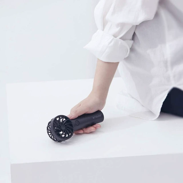 Alt view image 6 of 7 - Bluefeel Minihead Fan Pro (Black) - Mini Handheld Fan, 24-Hour Battery, Lightweight 0.22lbs(99g), Pocket-Sized, Strong Airflow, Must-Have Item for Summer, Turbo Mode + 3 Wind Settings