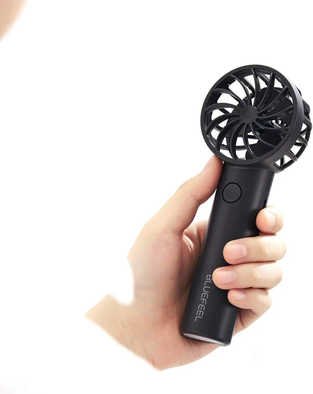 Alt view image 4 of 7 - Bluefeel Minihead Fan Pro (Black) - Mini Handheld Fan, 24-Hour Battery, Lightweight 0.22lbs(99g), Pocket-Sized, Strong Airflow, Must-Have Item for Summer, Turbo Mode + 3 Wind Settings