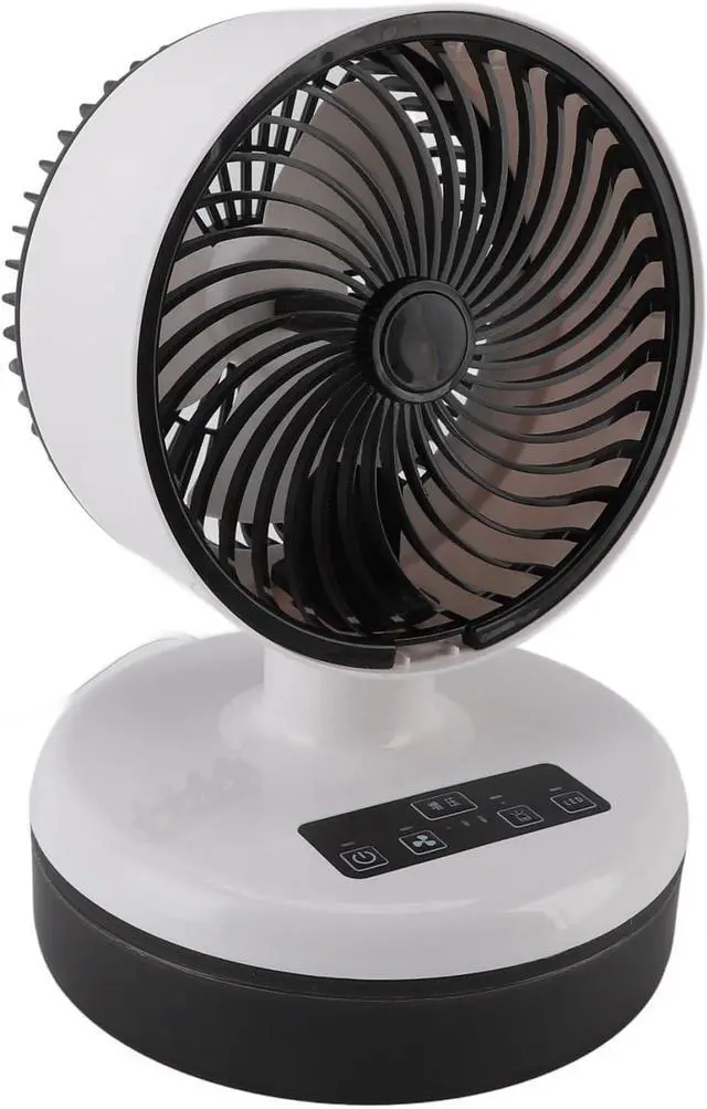 Alt view image 5 of 7 - Yosoo Portable Misting Fan Rechargeable Outdoor Mist Fan Handheld Cooling with 900mL Water Tank & LED Light for Home Camping Travel