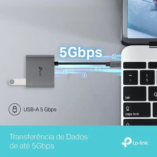 Alt view image 6 of 6 - TP-Link UH3020C, 4K 60Hz HDMI, 100W Fast Charging, 1x Type-A, 3-in-1 USB-C Hub