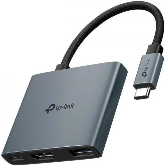 Main image of TP-Link UH3020C, 4K 60Hz HDMI, 100W Fast Charging, 1x Type-A, 3-in-1 USB-C Hub
