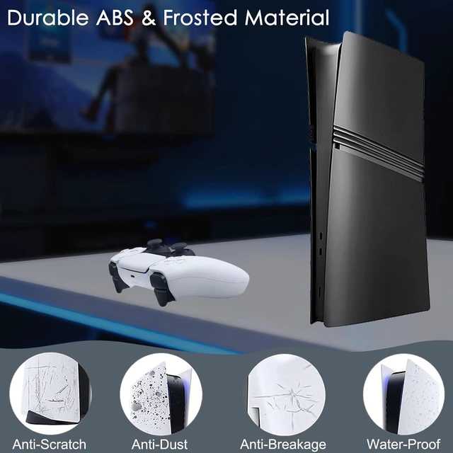 Alt view image 4 of 7 - Shockproof Faceplates for PS5 Pro Digital Edition - Hard ABS Matte Replacement Cover Plates Case Shell Skin for PlayStation 5 Pro Digital Console Accessories, Dustproof & Anti-Scratch Snap-On Panels