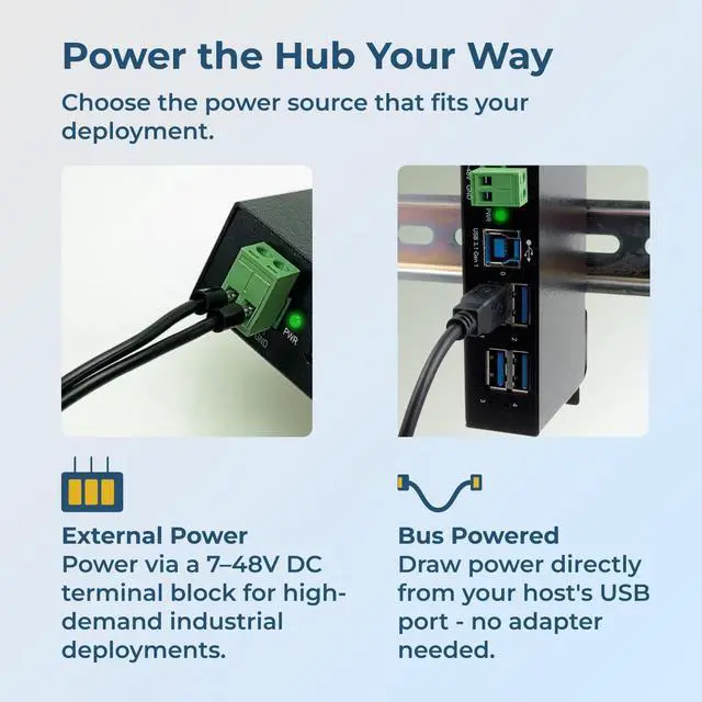 Alt view image 7 of 7 - Coolgear 4 Port USB 3.2 Gen 1 Powered Hub w/ESD Surge Protection