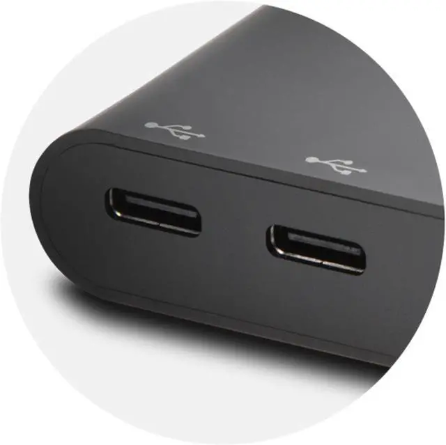 Alt view image 2 of 5 - Kensington CH1000 USB-C 4-Port Hub Black, K39124WW