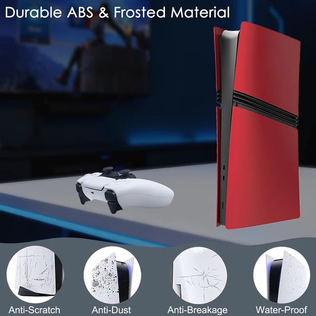 Alt view image 4 of 7 - Shockproof Faceplates for PS5 Pro Digital Edition - Hard ABS Matte Replacement Cover Plates Case Shell Skin for PlayStation 5 Pro Digital Console Accessories, Dustproof & Anti-Scratch, Snap-On Panels