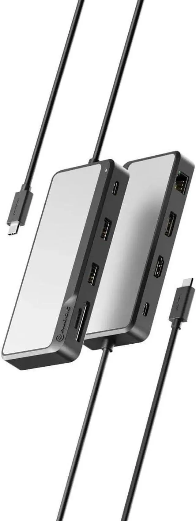 Main image of Alogic Fusion Pro AXIS USB-C Dual Display Dock Compact Hub - USB-C hub with DisplayPort and HDMI Support, Ideal for Dual-Monitor setups.