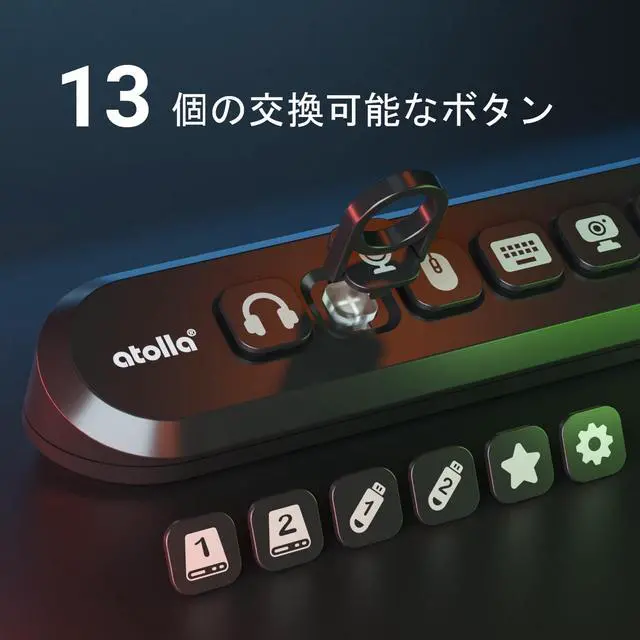 Alt view image 3 of 7 - USB 3.0 Hub, atolla USB Hub with Power Supply, 5Gbps High Speed Transmission, 6 x USB 3.0 Ports + 18W Rapid Charging Port, USB HUB with Independent Icon Switch for Easy Cable Identification, USB Hub